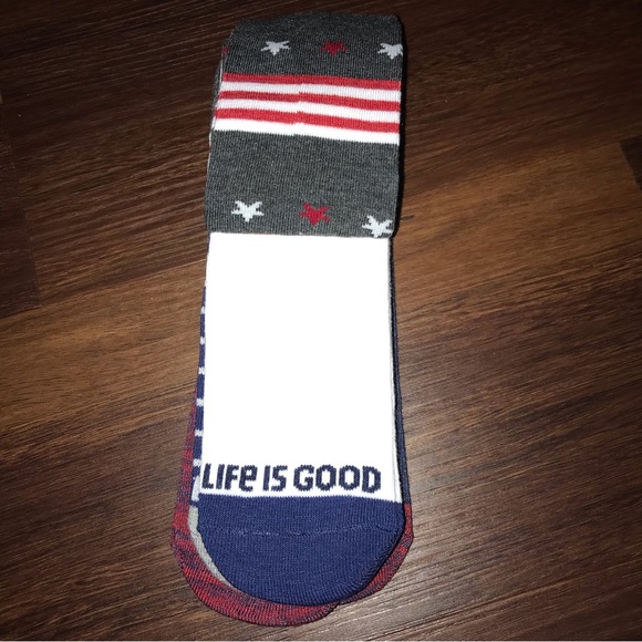 Life Is Good Mens 6 Pack Low Cut Socks Fits Shoe Size 6-12.5 NWT - Picture 4 of 11